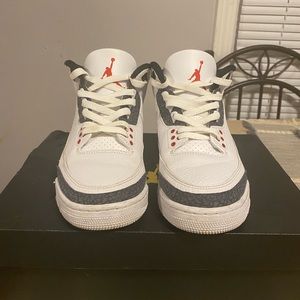 Fire red air Jordan 3s